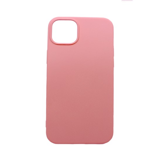 Capa de Silicone para Apple iPhone 15 Plus Rosa